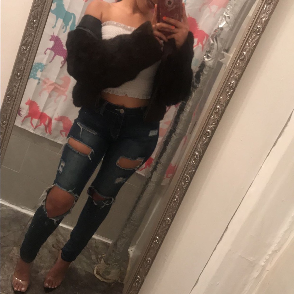 Flex game strong Distressed jeans ✨